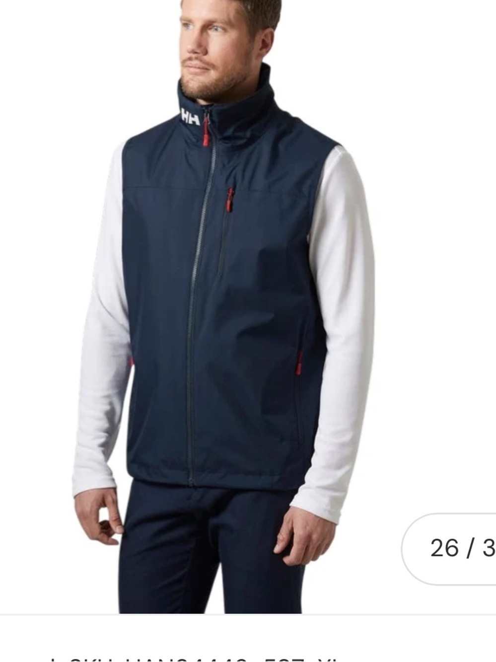 Helly Hansen Men's Crew Sailing Vest 2.0 men’s medium